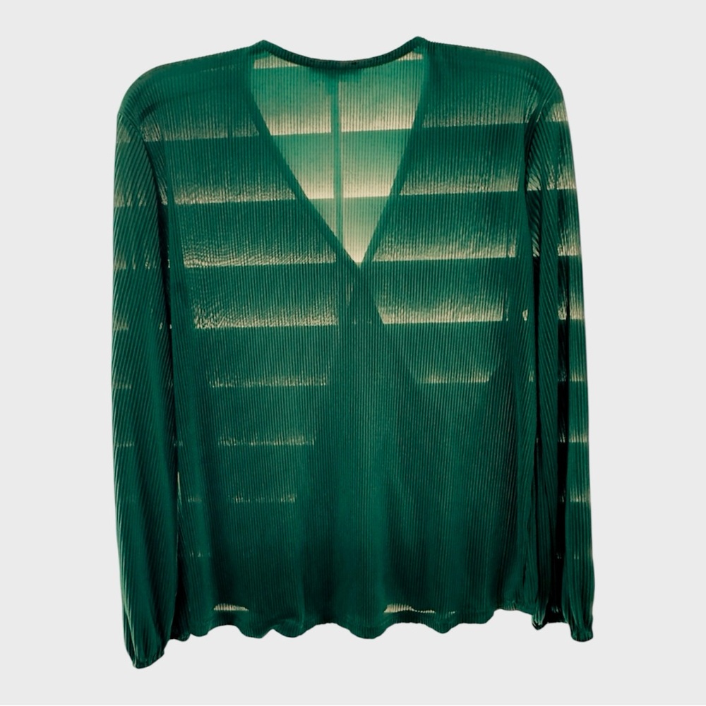 Women’s Tops Blouse/ Brand Fred David/ Color Green/ Size large